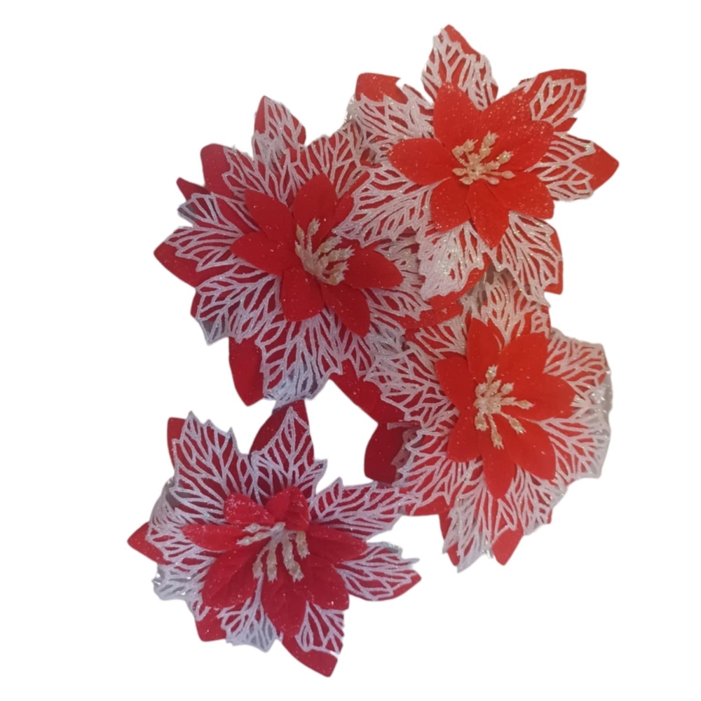 Poinsetta & Berry Decor